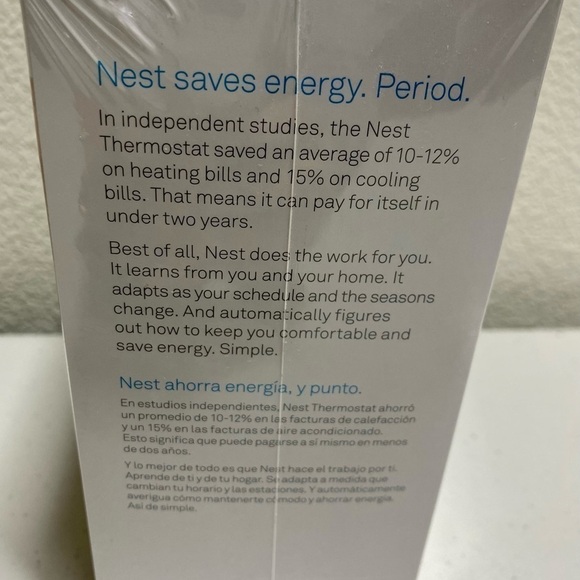 NEW!! $250 Google Nest 3rd Generation Learning Thermostat - Picture 2 of 5